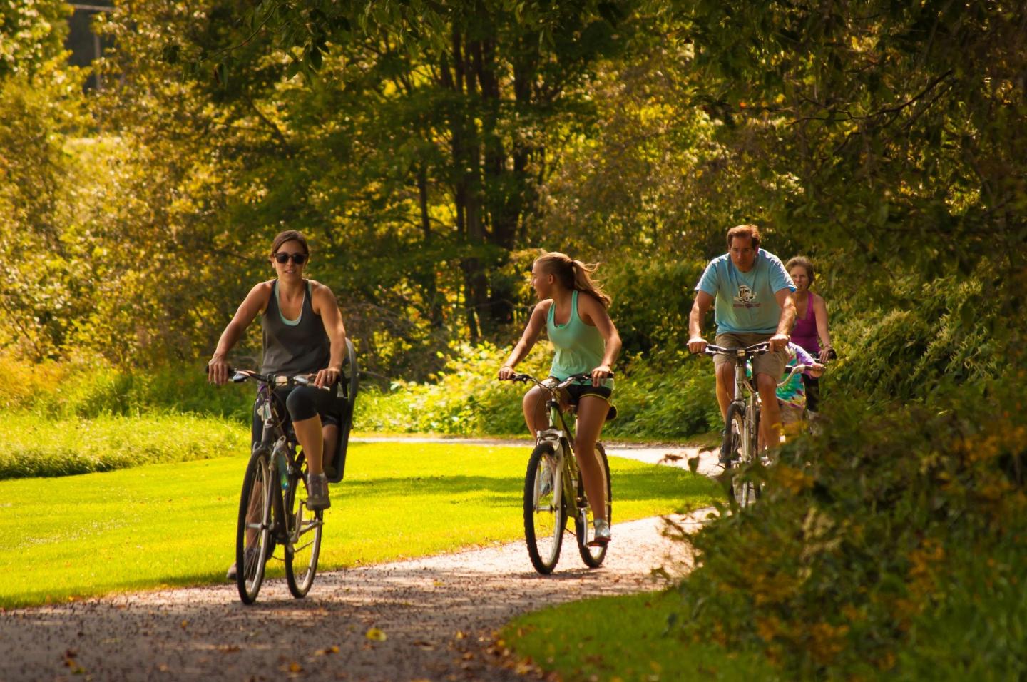 Family-Friendly Biking In Stowe