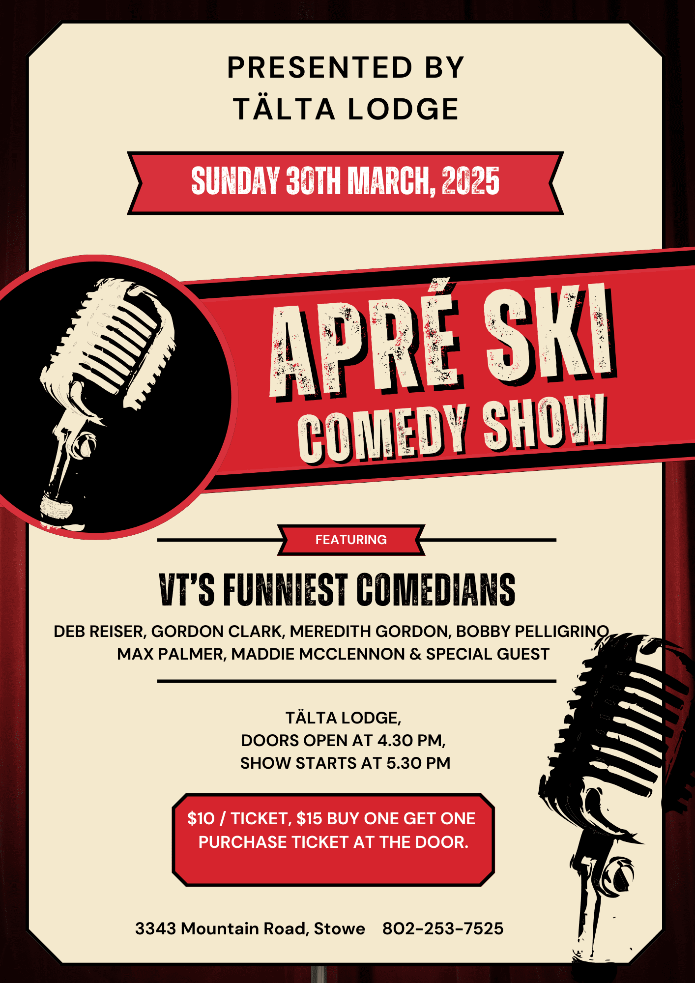 Aprè Ski Comedy Night
