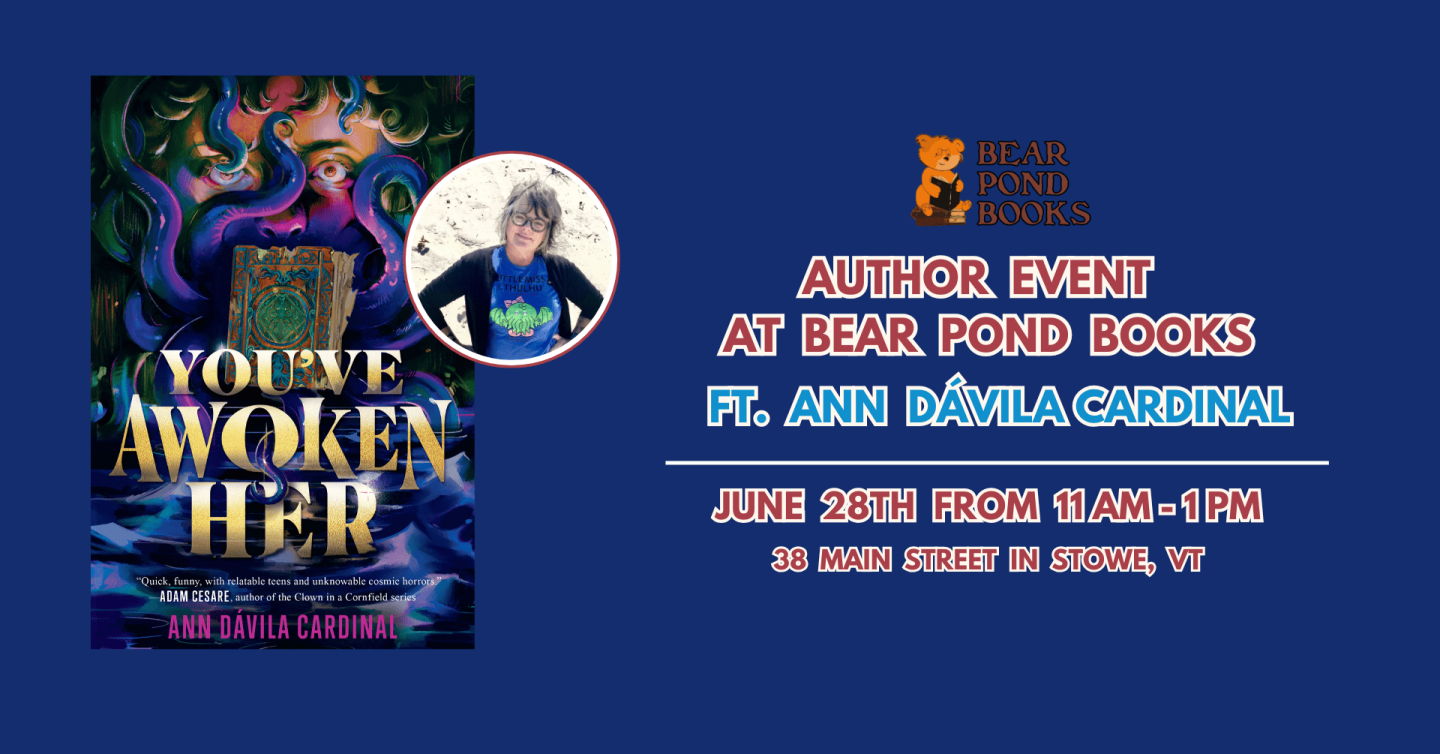 Author Event at Bear Pond Books: Ann Dávila Cardinal