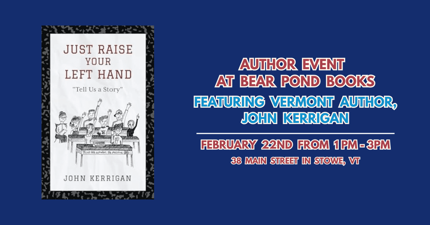 Author Event at Bear Pond Books: John Kerrigan
