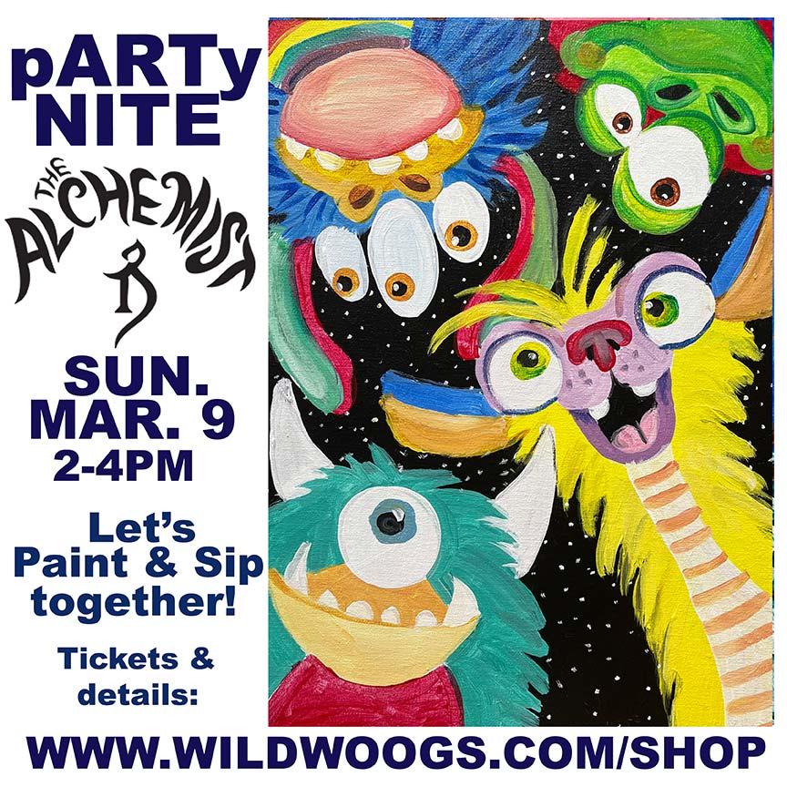 pARTy NITE Paint + Sip