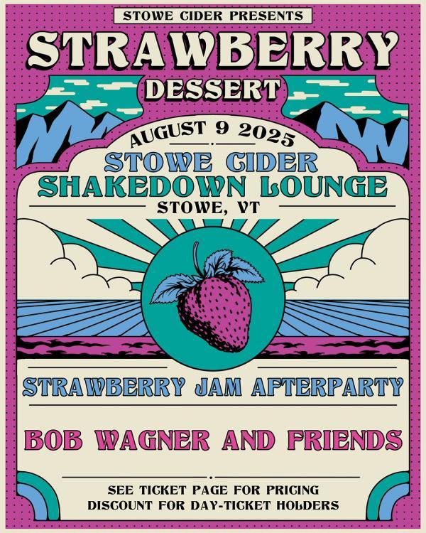 Strawberry Dessert At Stowe Cider