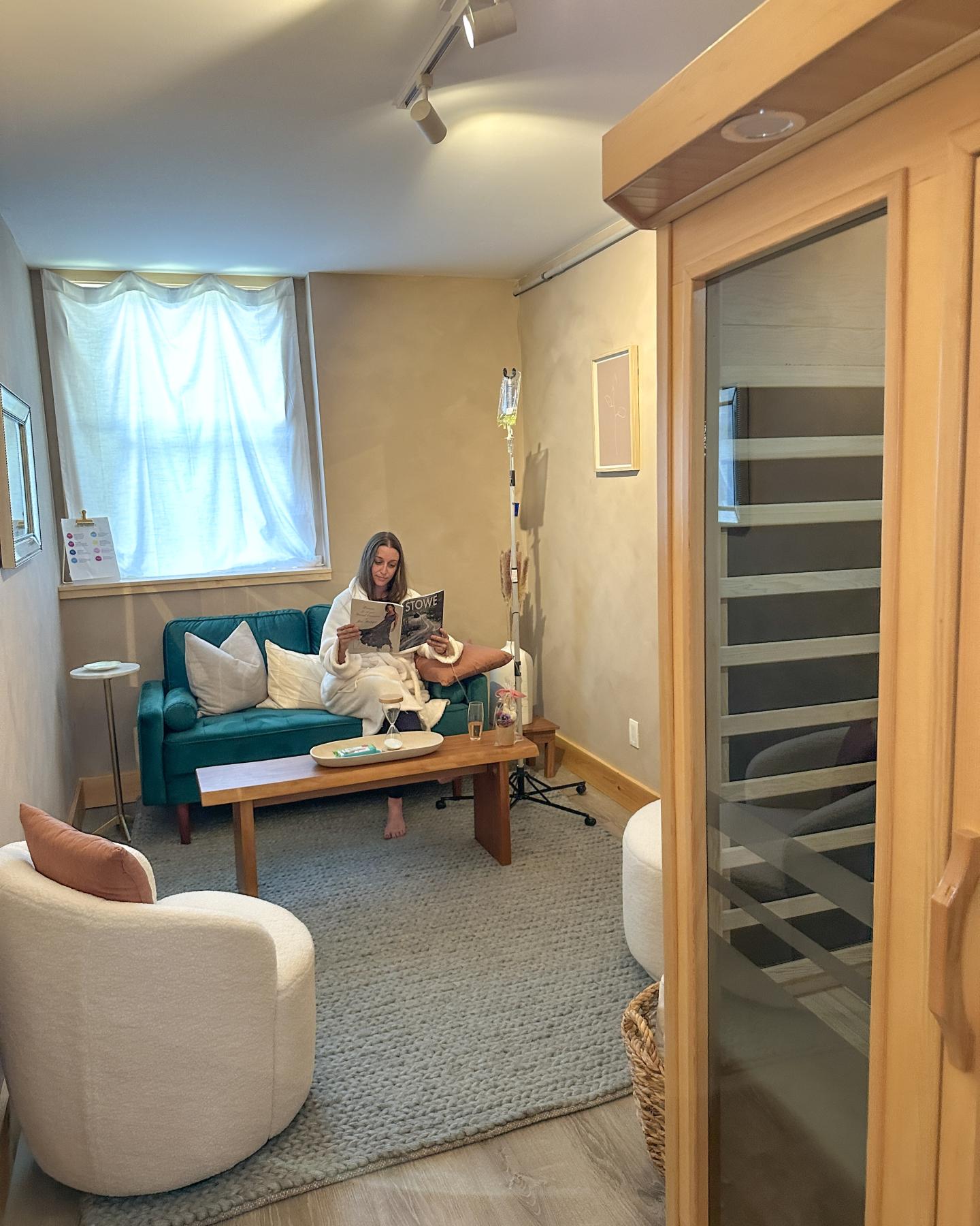 Support yourself with IV Drip Hydration after your sauna session