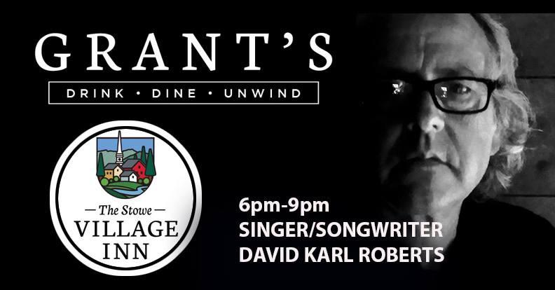 Black and white poster with a man's face, event details, and a logo.