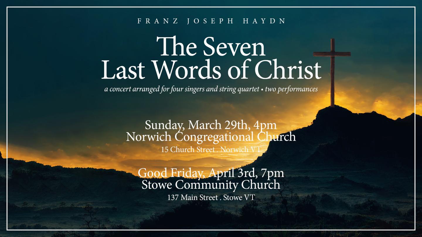 A silhouetted cross on a hill against a sunset sky.