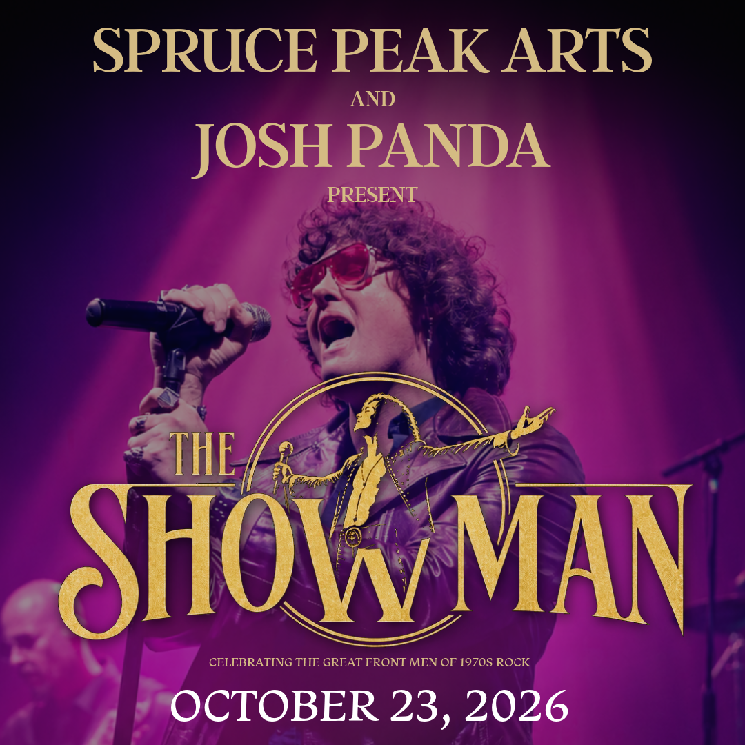 Purple concert poster for Josh Panda’s “The Show Man,” October 23, 2026.